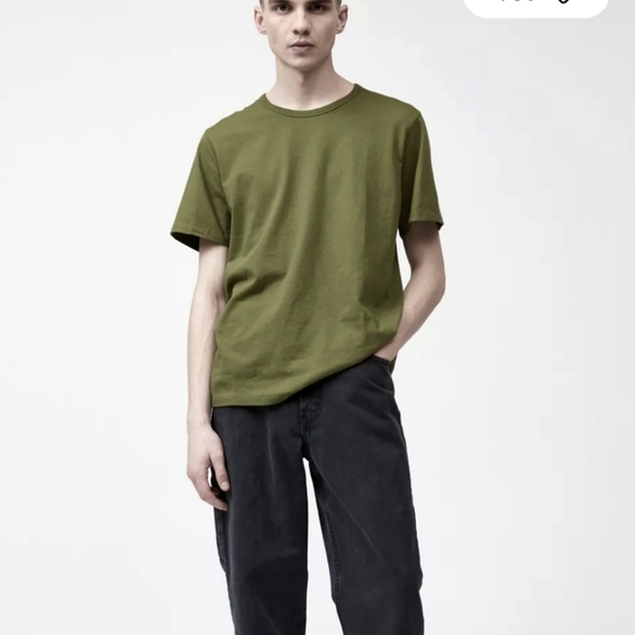 🔥 SALE NWT URBAN OUTFITTERS BDG COTTON TEE IN GREEN Size Large - Picture 2 of 5